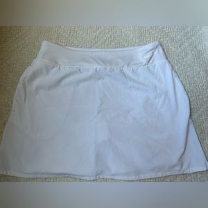White Nike Tennis Skirt - size small